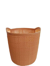 Small Round Brown Storage Basket